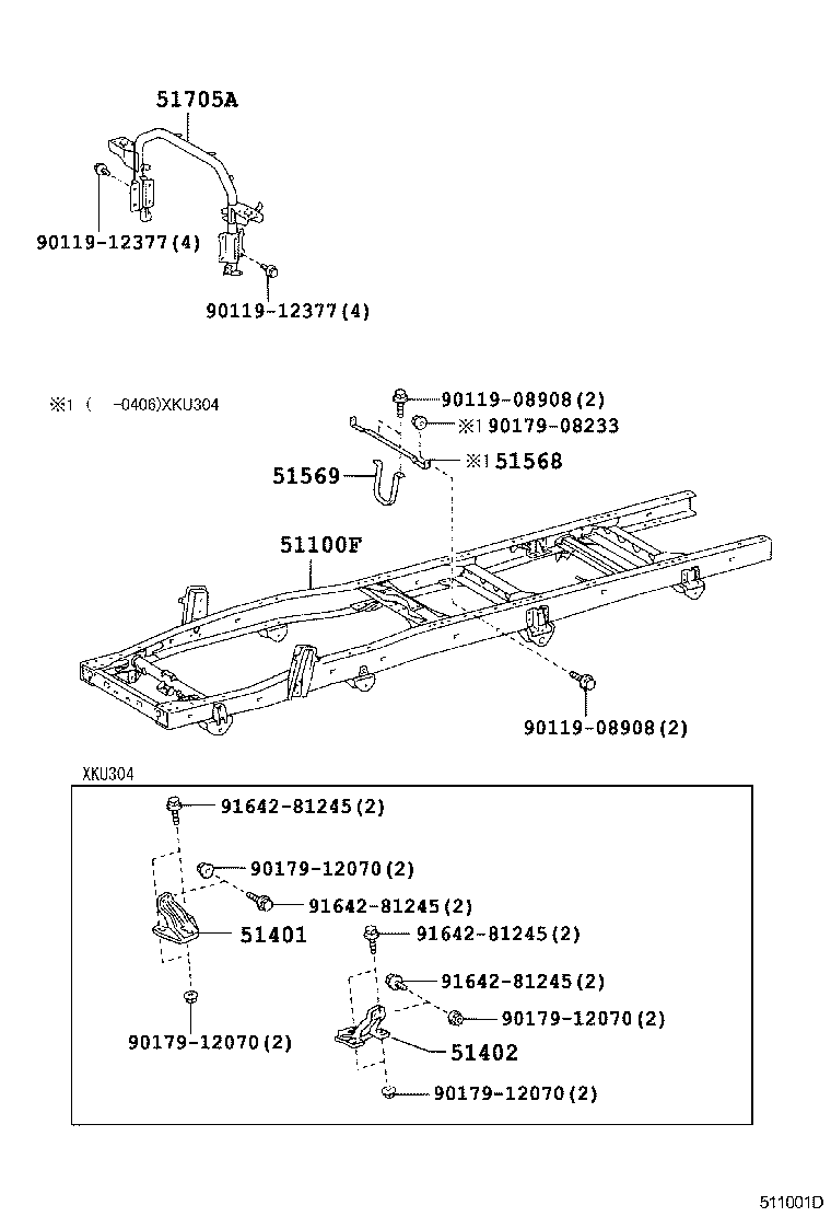 51001-37M52 FRAME SUB-ASSY product image