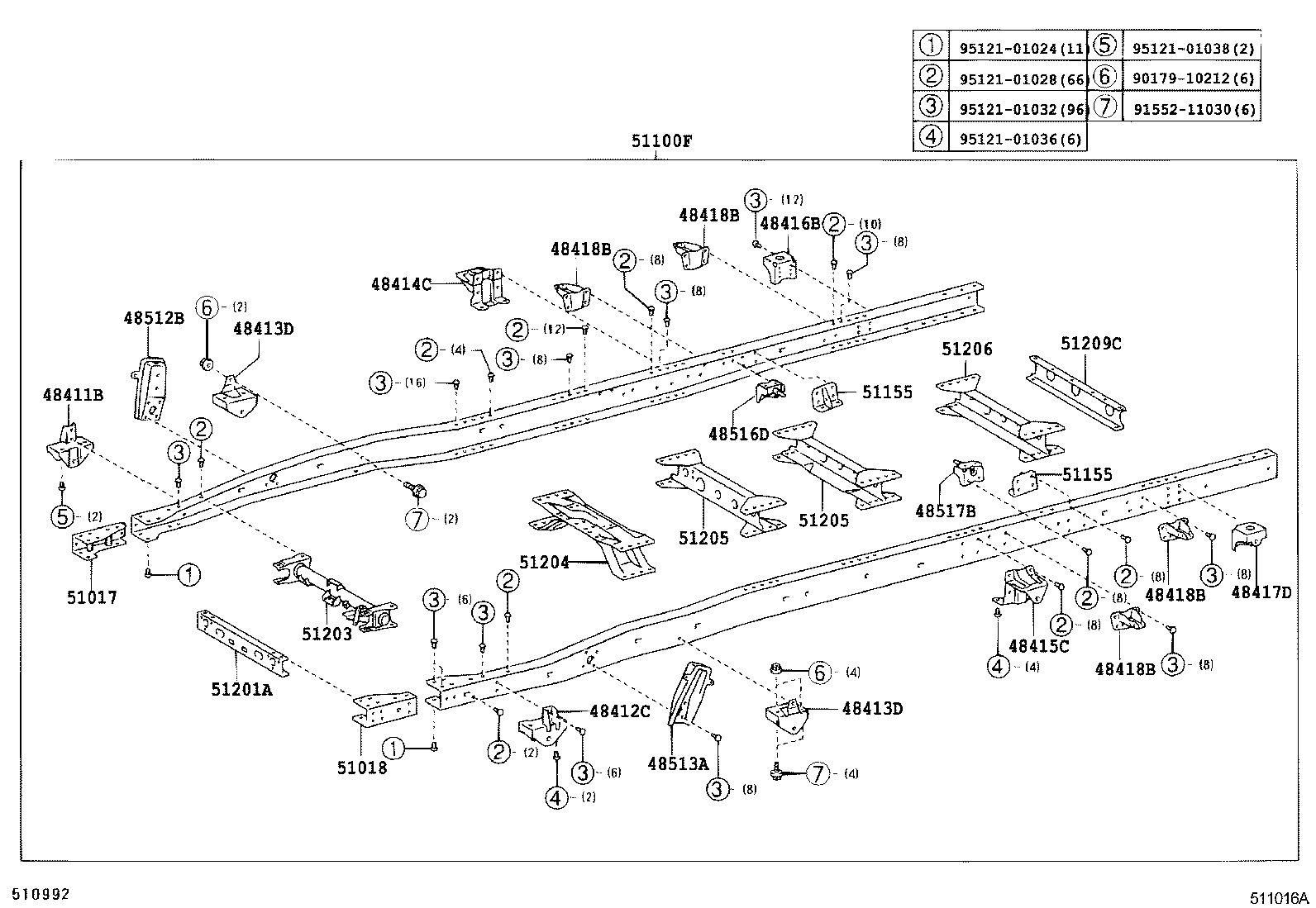 51001-37M52 FRAME SUB-ASSY product image
