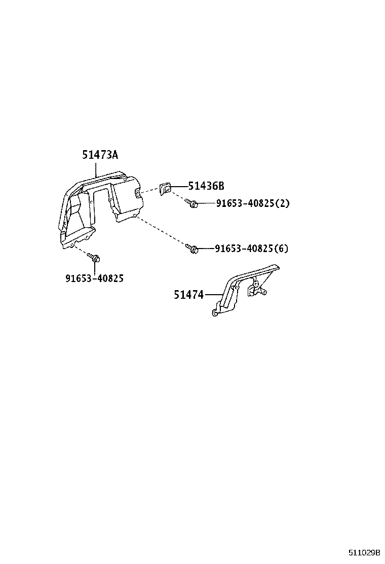 51961-0W010 HOOK, FRONT product image