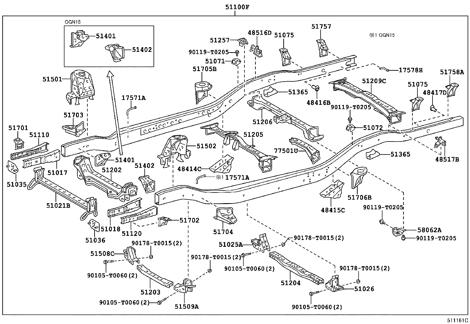 Thumbnail 2 for 51036-0K010