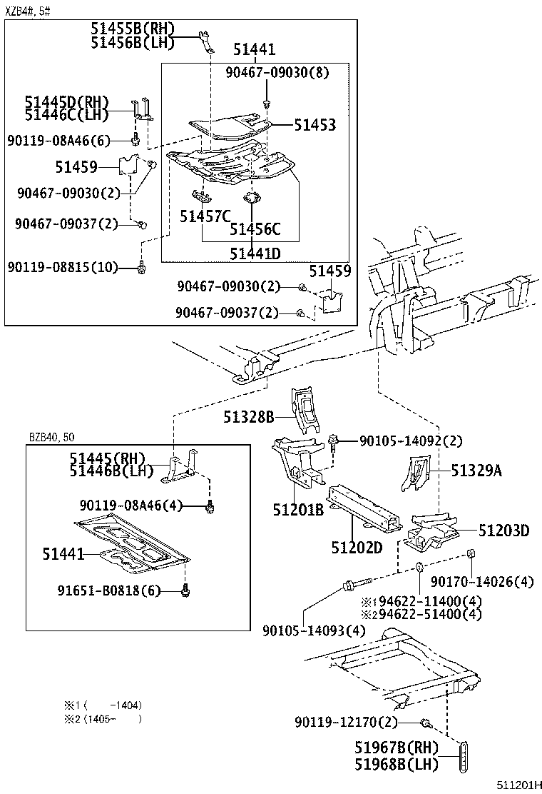 51405-36070 COVER, ENGINE UNDER, NO.1 product image