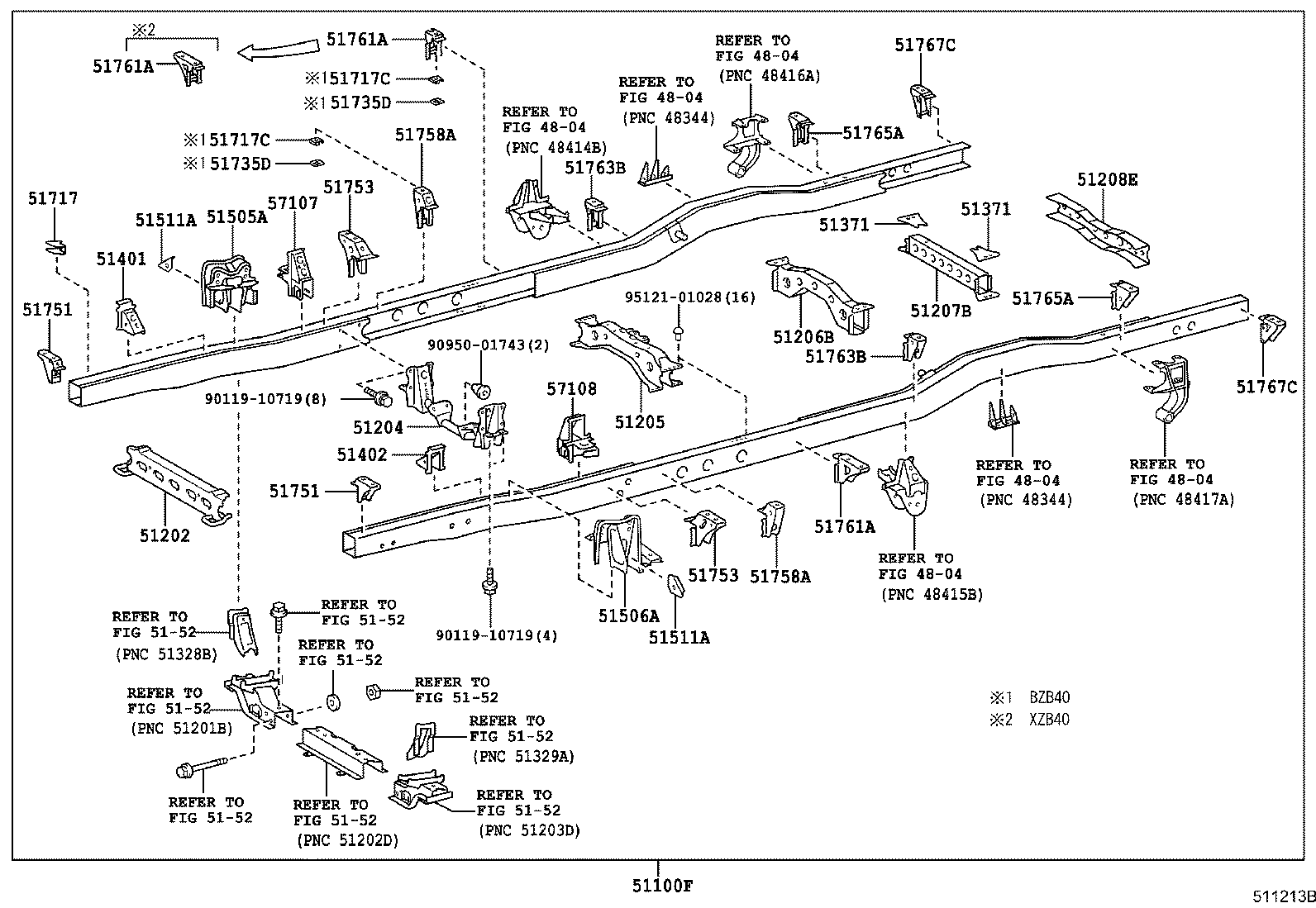 51421-36210 BRACKET SUB-ASSY, ENGINE FRONT MOUNTING, RH product image