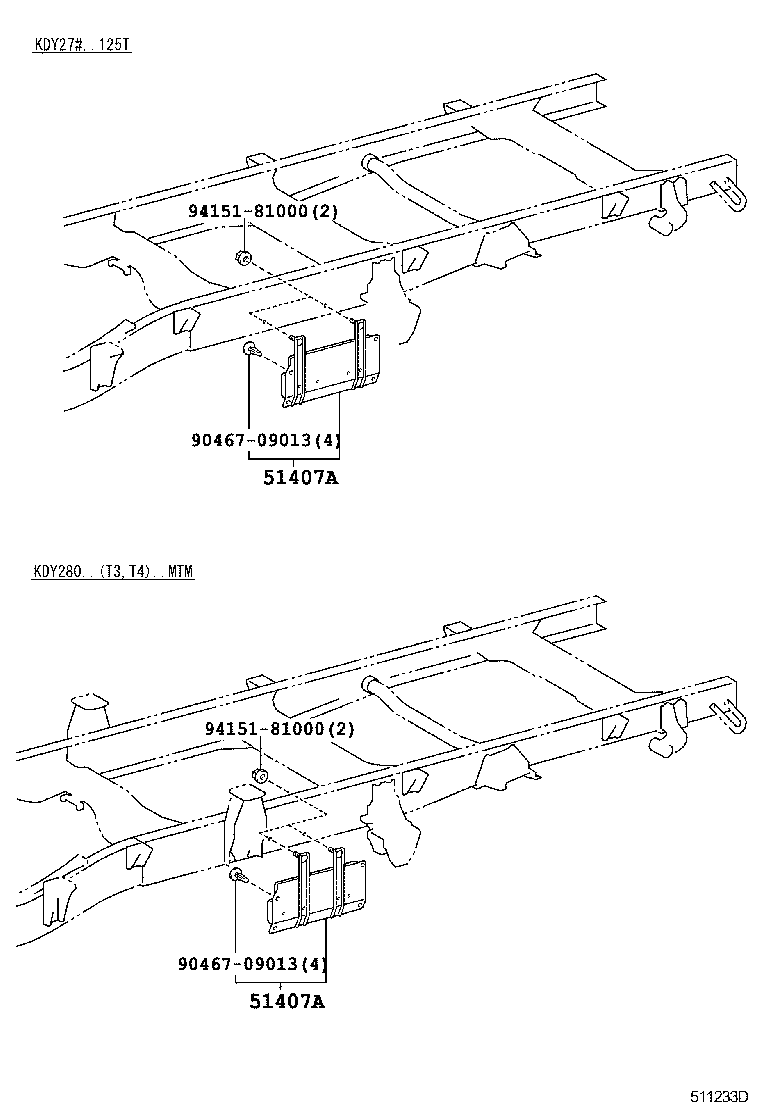 51405-25110 COVER SUB-ASSY, ENGINE UNDER, NO.1 product image