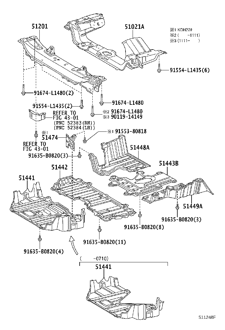 51406-26140 COVER, ENGINE UNDER, NO.2 product image