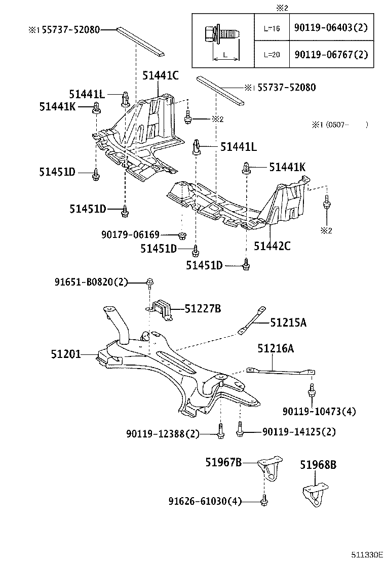 51967-52030 HOOK, TRANSPORT, REAR RH product image
