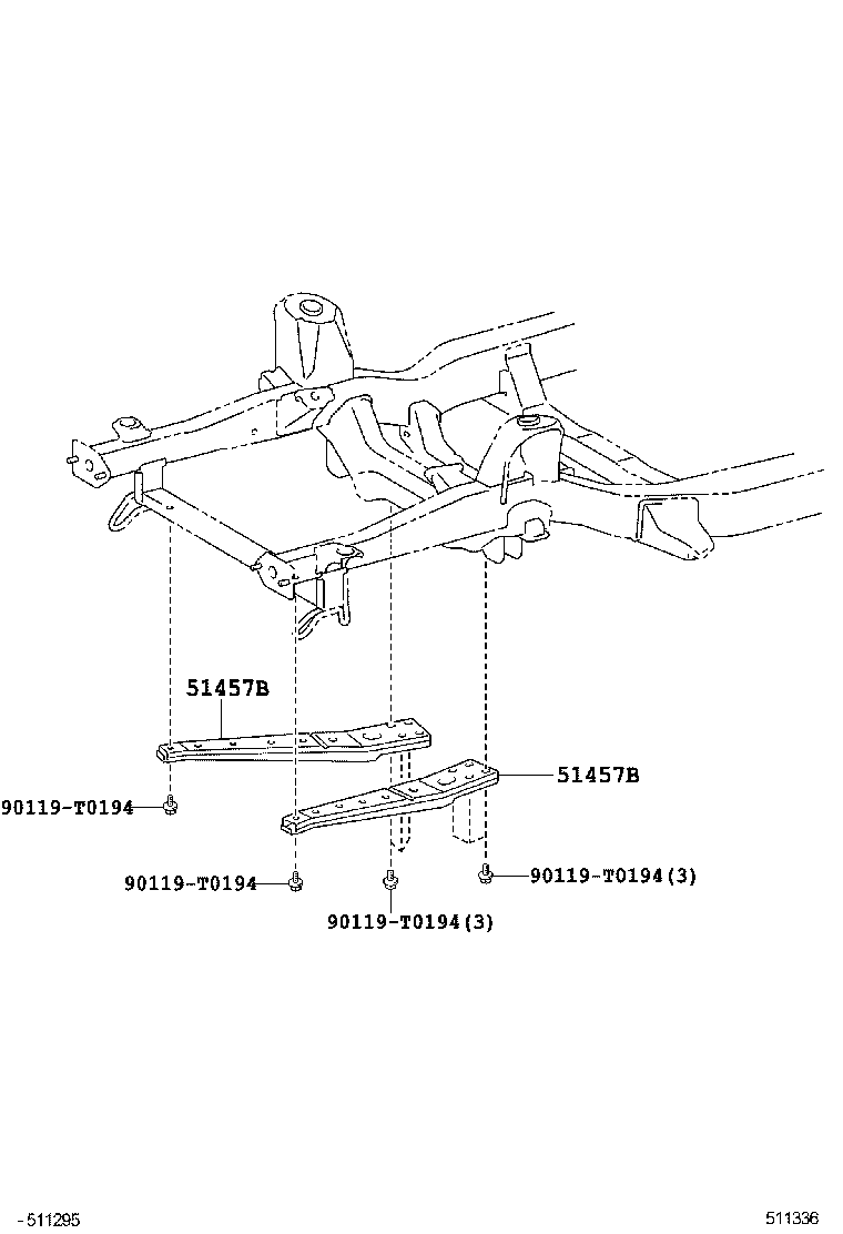 51420-0K010 COVER, ENGINE UNDER, NO.2 product image