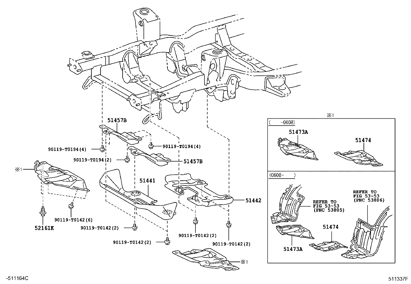 51420-0K010 COVER, ENGINE UNDER, NO.2 product image