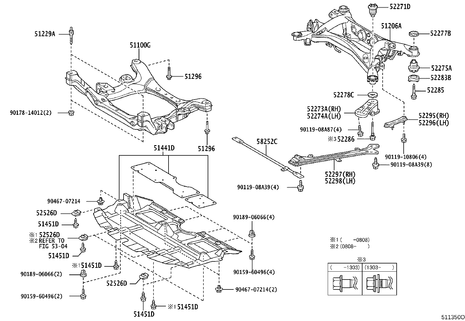 51410-53070 COVER, ENGINE UNDER product image