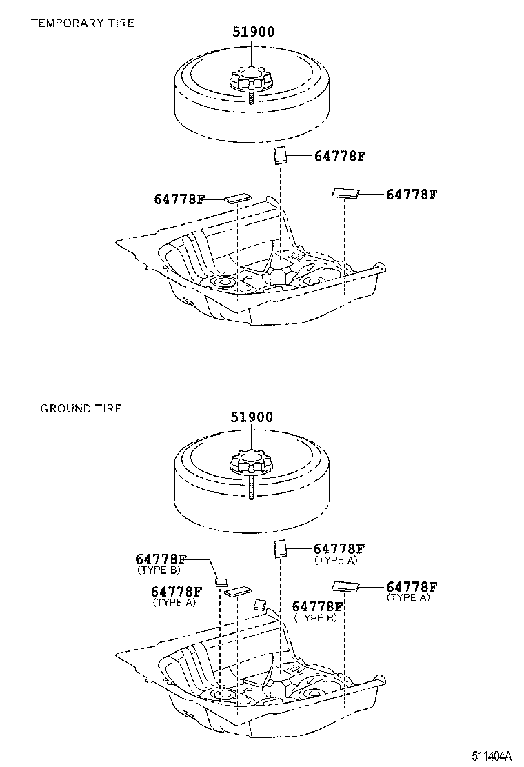 51931-24010 CARRIER ASSY, SPARE WHEEL product image