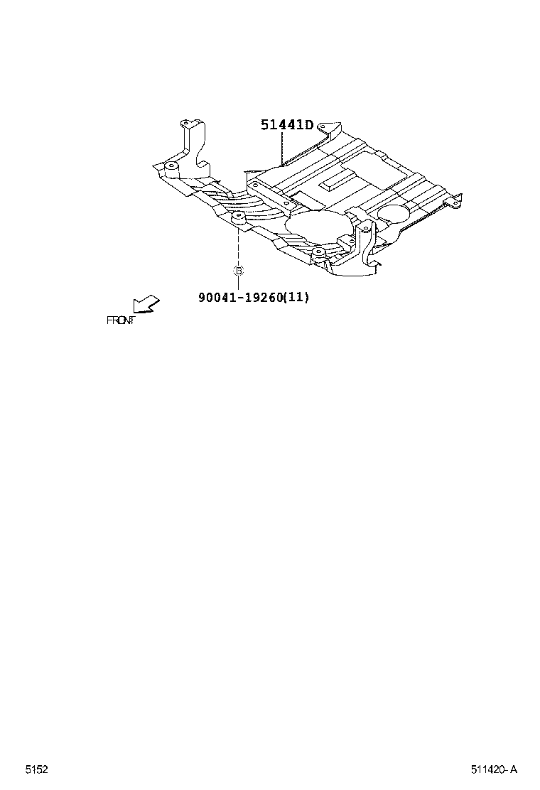 51210-B4010 CROSSMEMBER SUB-ASSY, FRONT SUSPENSION product image