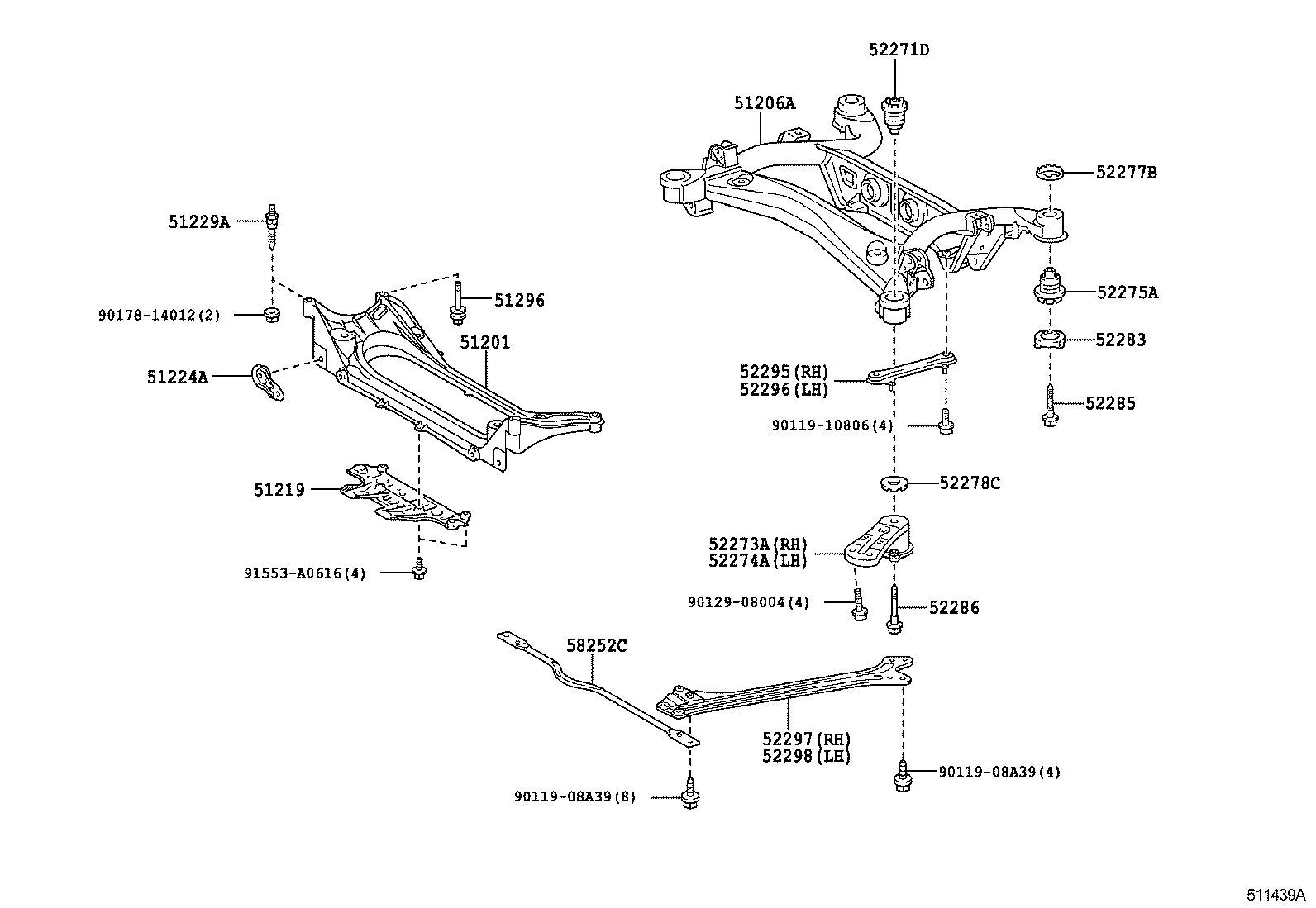 Toyota 51442-30172 COVER, ENGINE UNDER, NO.2