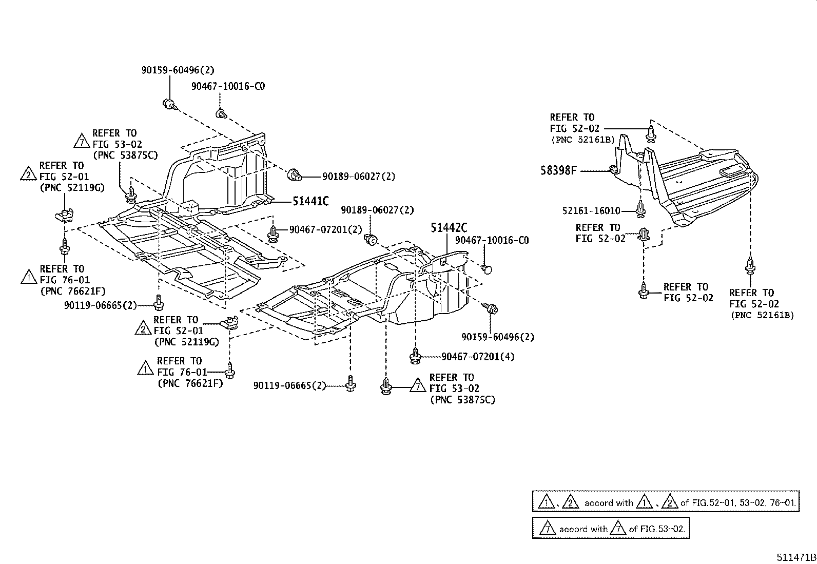 51443-05020 COVER, ENGINE UNDER, NO.3 product image
