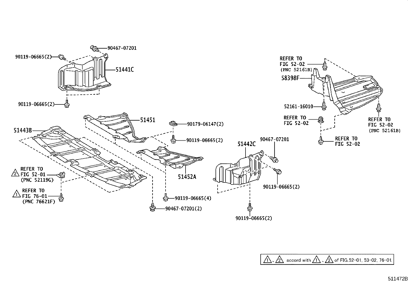51443-05020 COVER, ENGINE UNDER, NO.3 product image