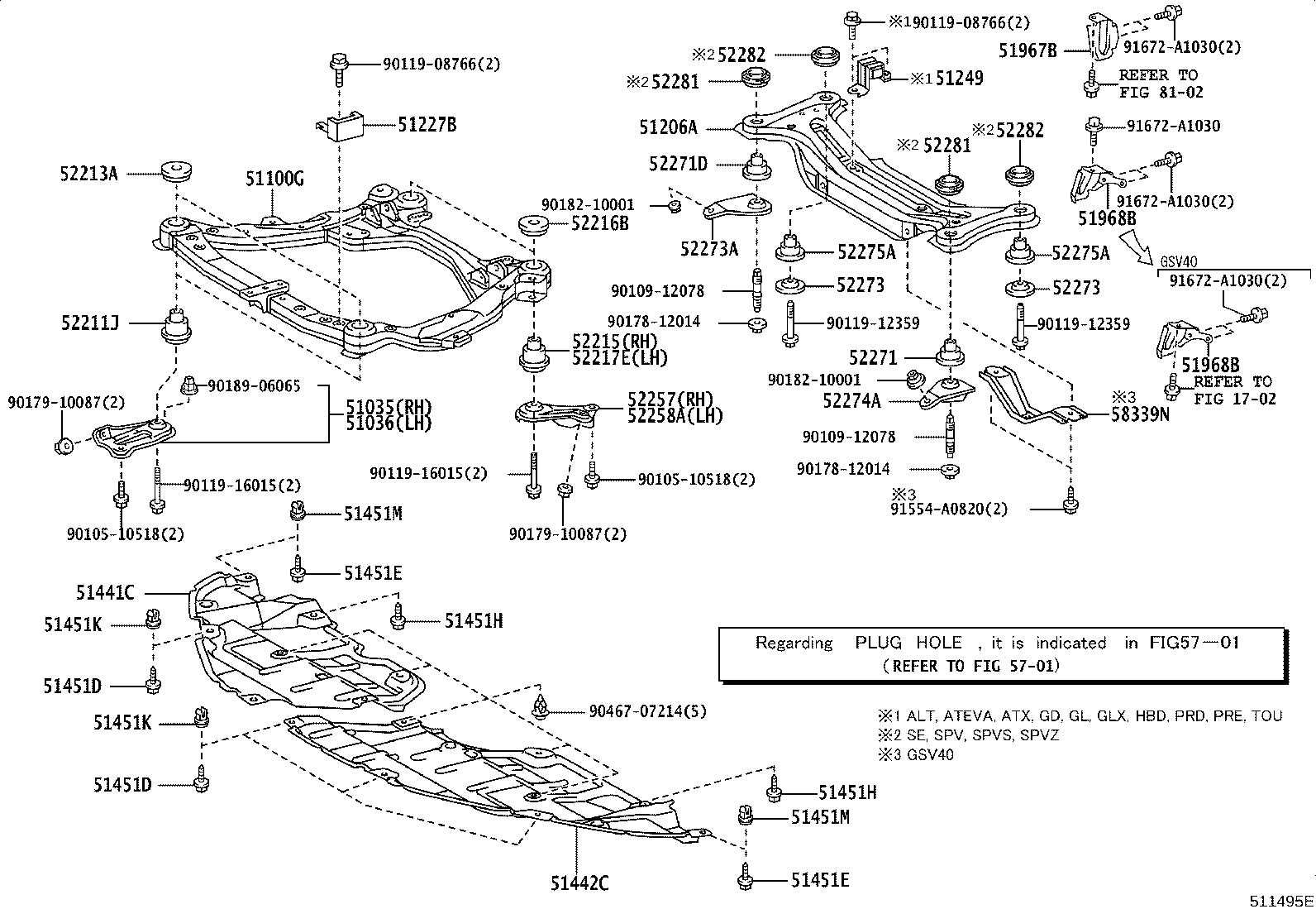 51035-06030 PLATE SUB-ASSY, FRAME SIDE RAIL, RH product image