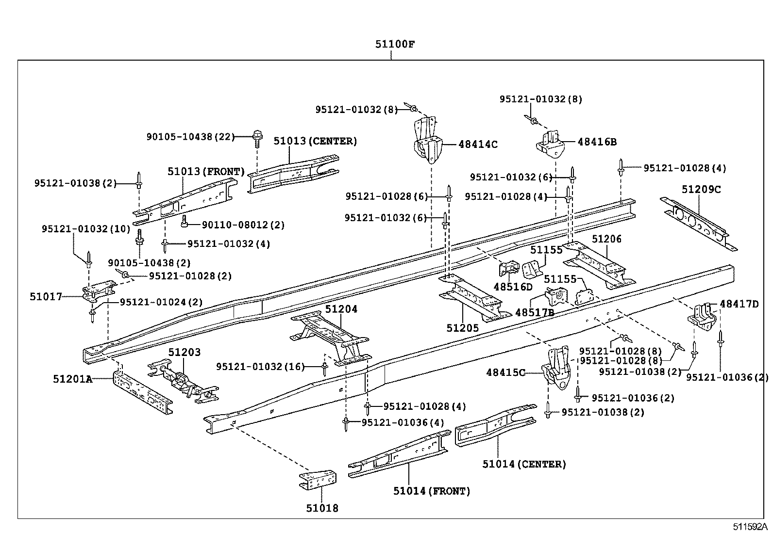 51001-37F62 FRAME SUB-ASSY product image