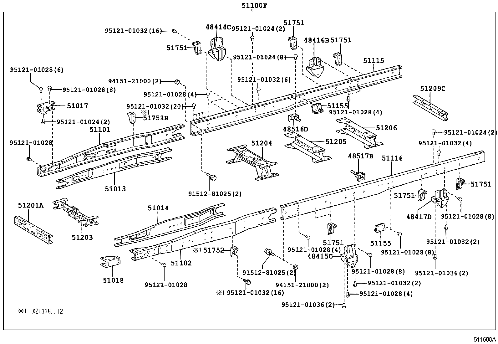 51001-37F62 FRAME SUB-ASSY product image