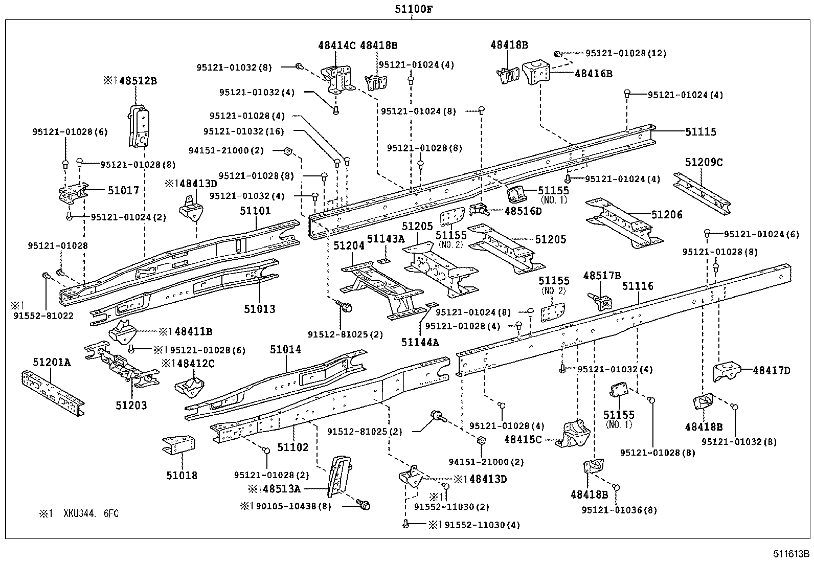 51001-37M52 FRAME SUB-ASSY product image