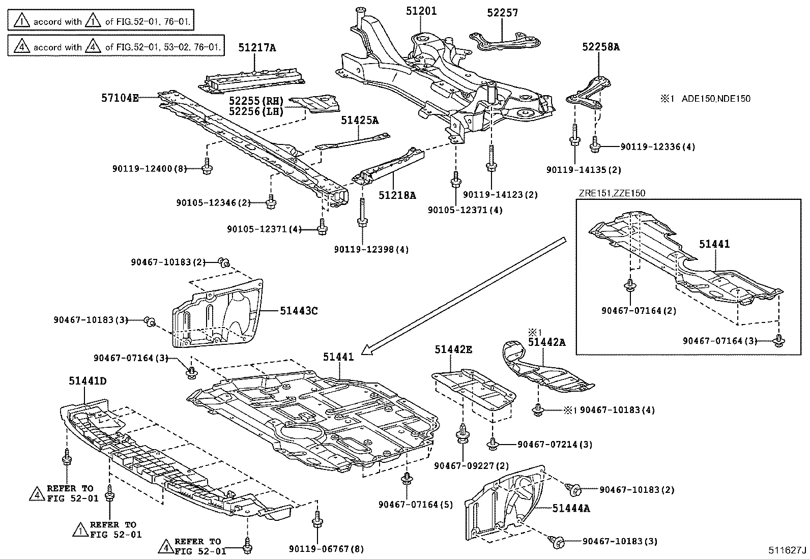 51410-12082 COVER, ENGINE UNDER, NO.1 product image