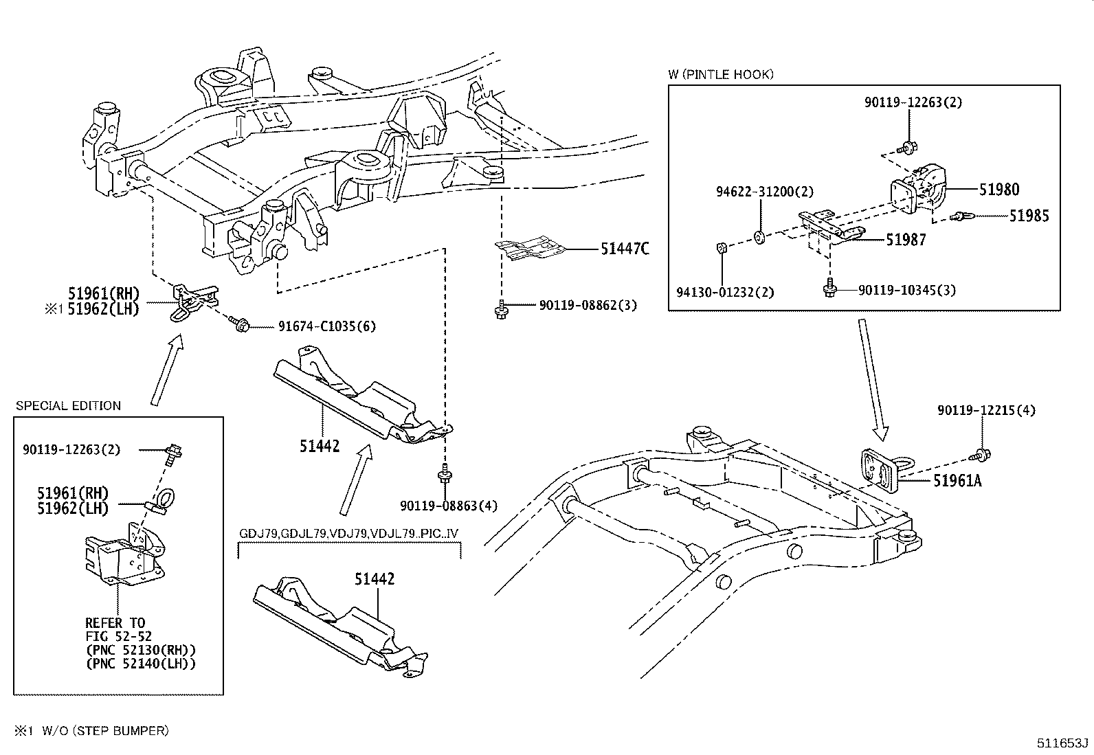 Toyota 51447-60070 PROTECTOR, TRANSFER CASE