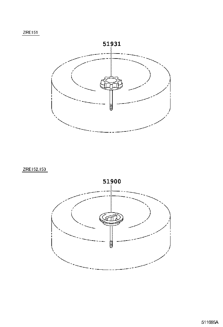51931-02080 CARRIER, SPARE WHEEL, NO.1 product image
