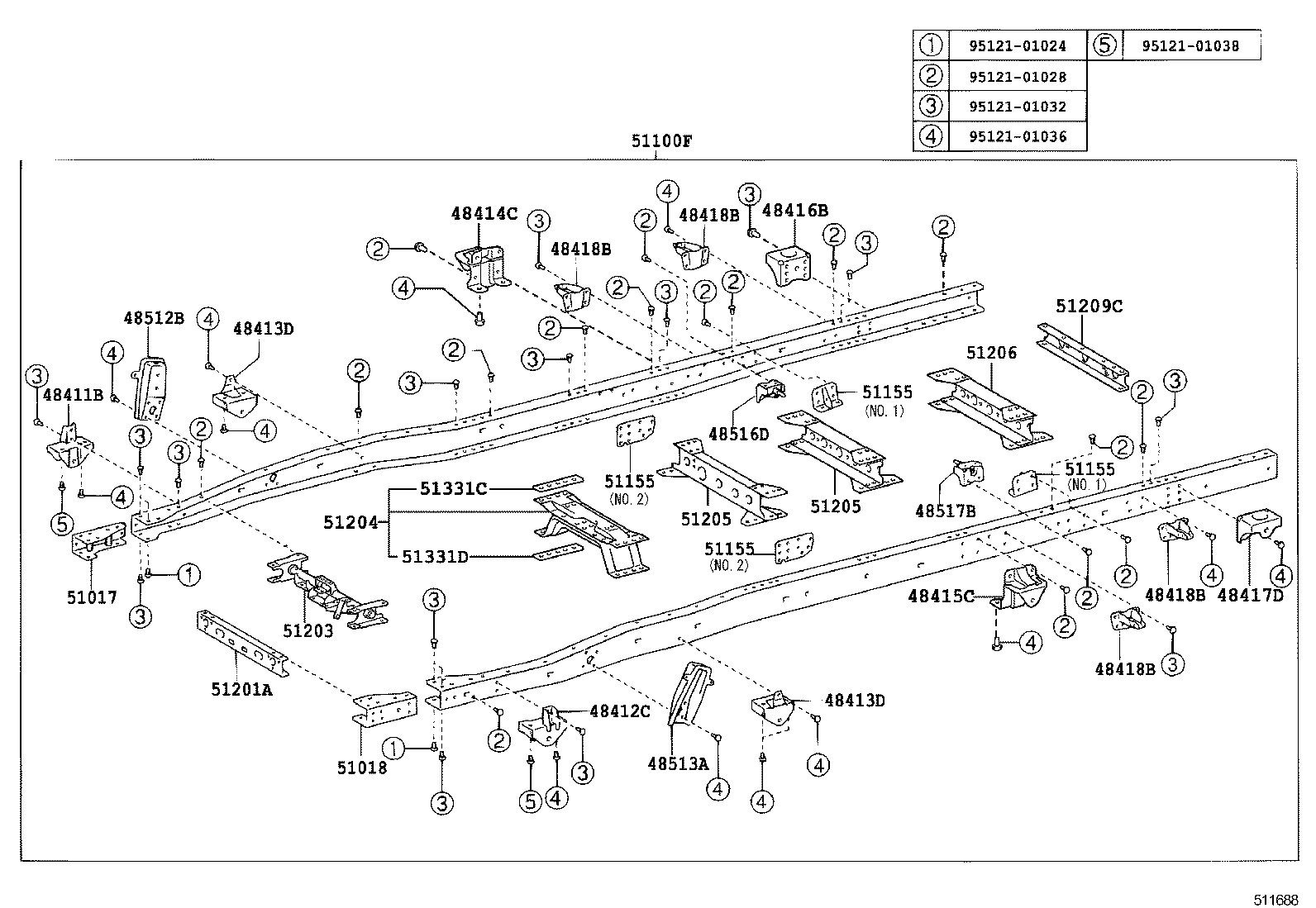 51001-37F62 FRAME SUB-ASSY product image