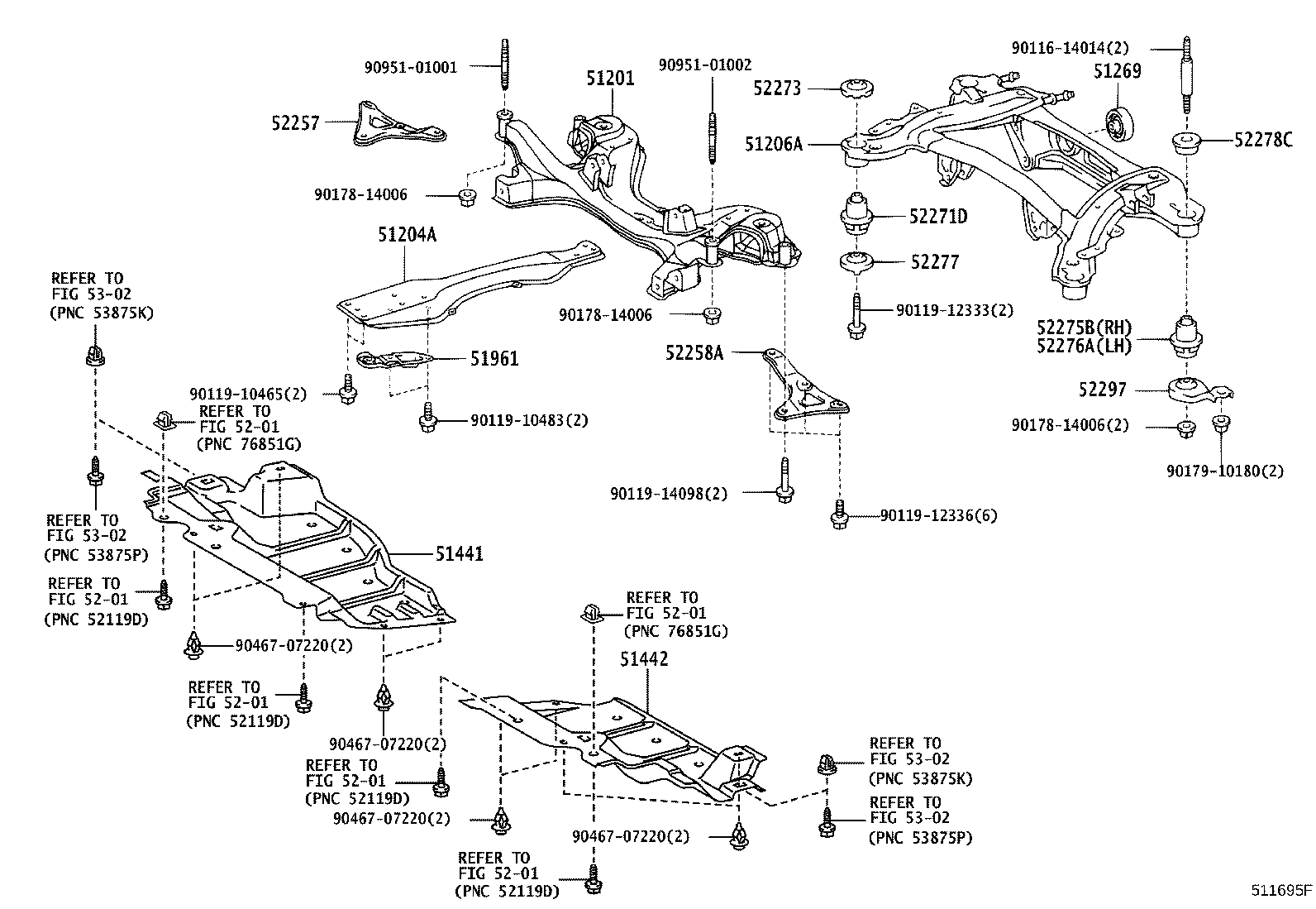 51441-20460 COVER, ENGINE UNDER, NO.1 product image