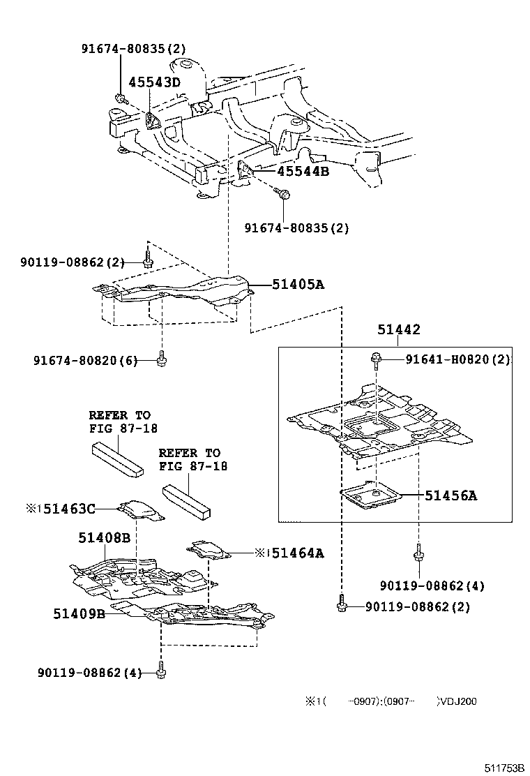 51420-60100 COVER, ENGINE UNDER, NO.2 product image