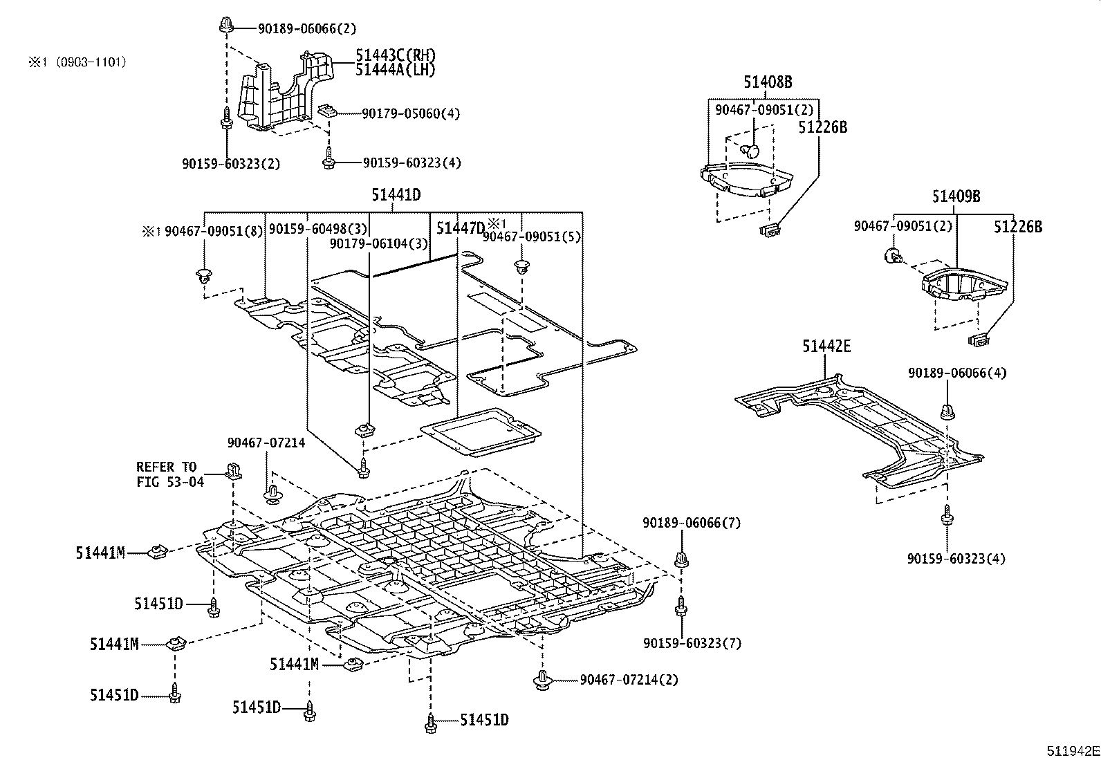 51410-30071 COVER, ENGINE UNDER product image