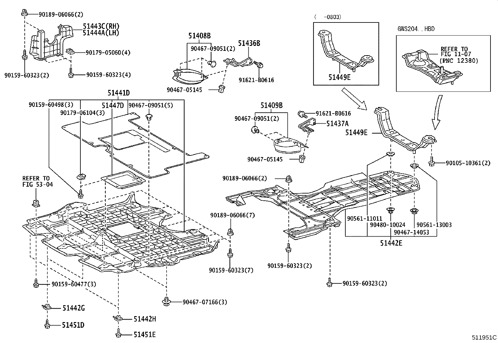 51410-30150 COVER, ENGINE UNDER product image