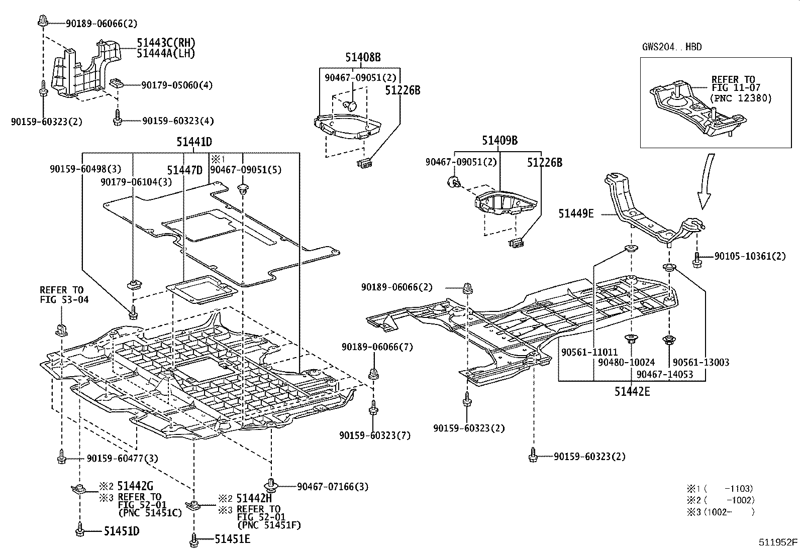 51410-30150 COVER, ENGINE UNDER product image