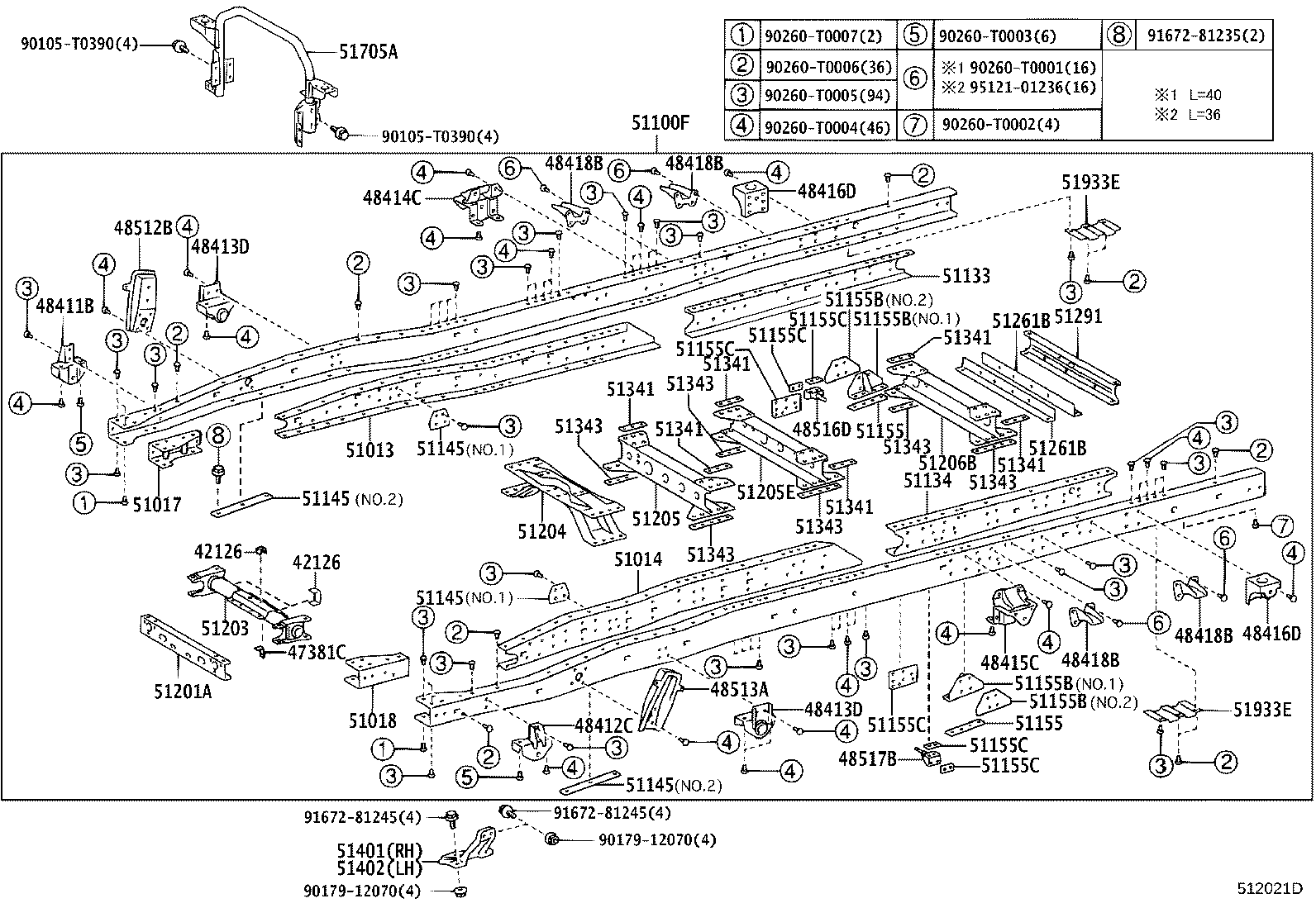51401-0W010 BRACKET SUB-ASSY, ENGINE FRONT MOUNTING, RH product image