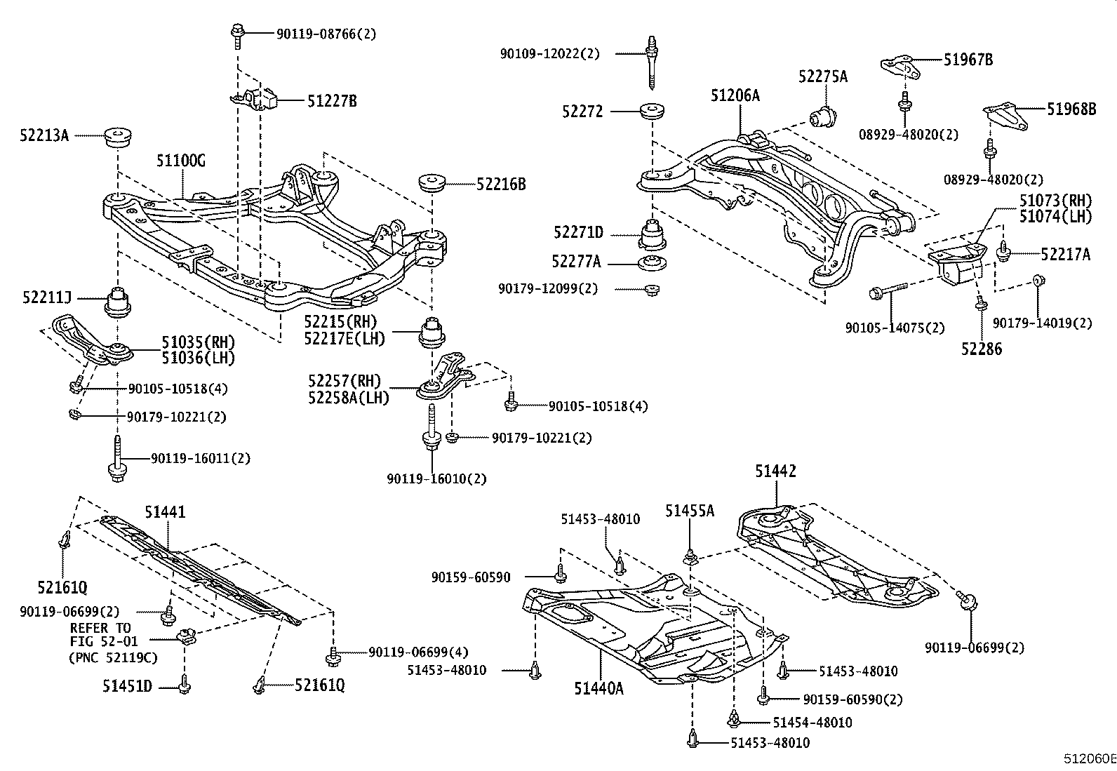 51441-48060 COVER, ENGINE UNDER, NO.1 product image