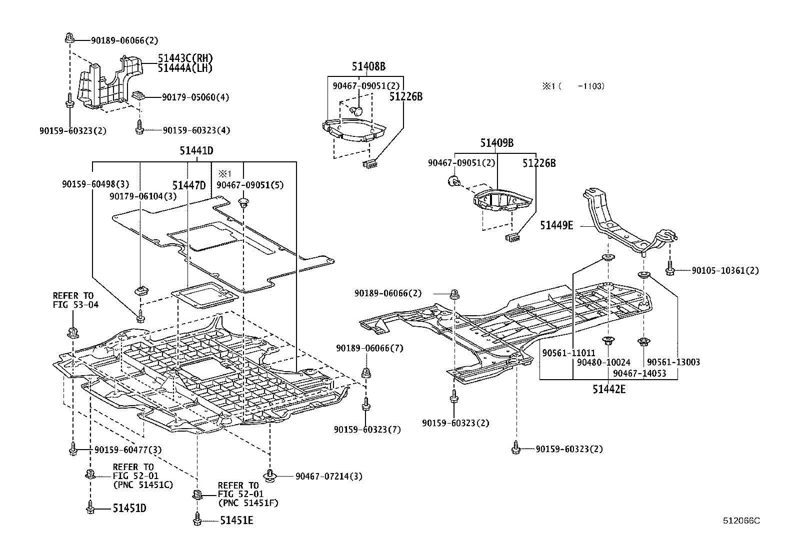 51968-30070 HOOK, TRANSPORT, REAR LH product image