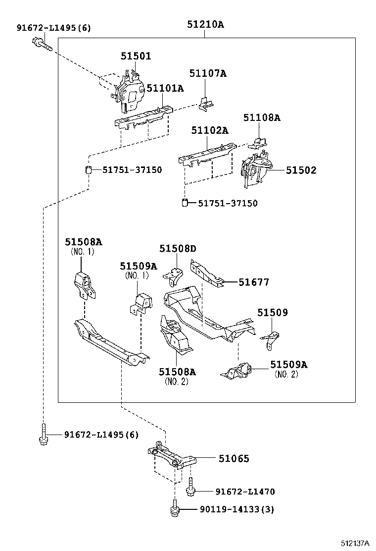 51002-37T31 FRAME SUB-ASSY product image