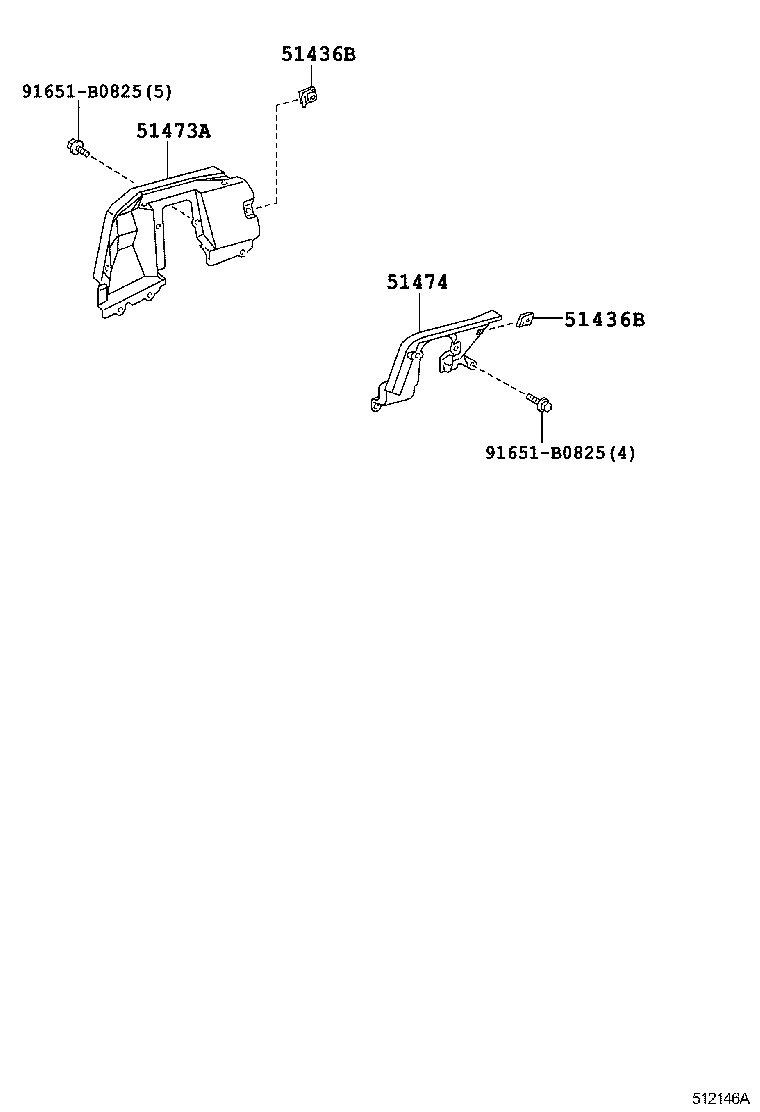 51473-37390 COVER SUB-ASSY, ENGINE SIDE, RH product image