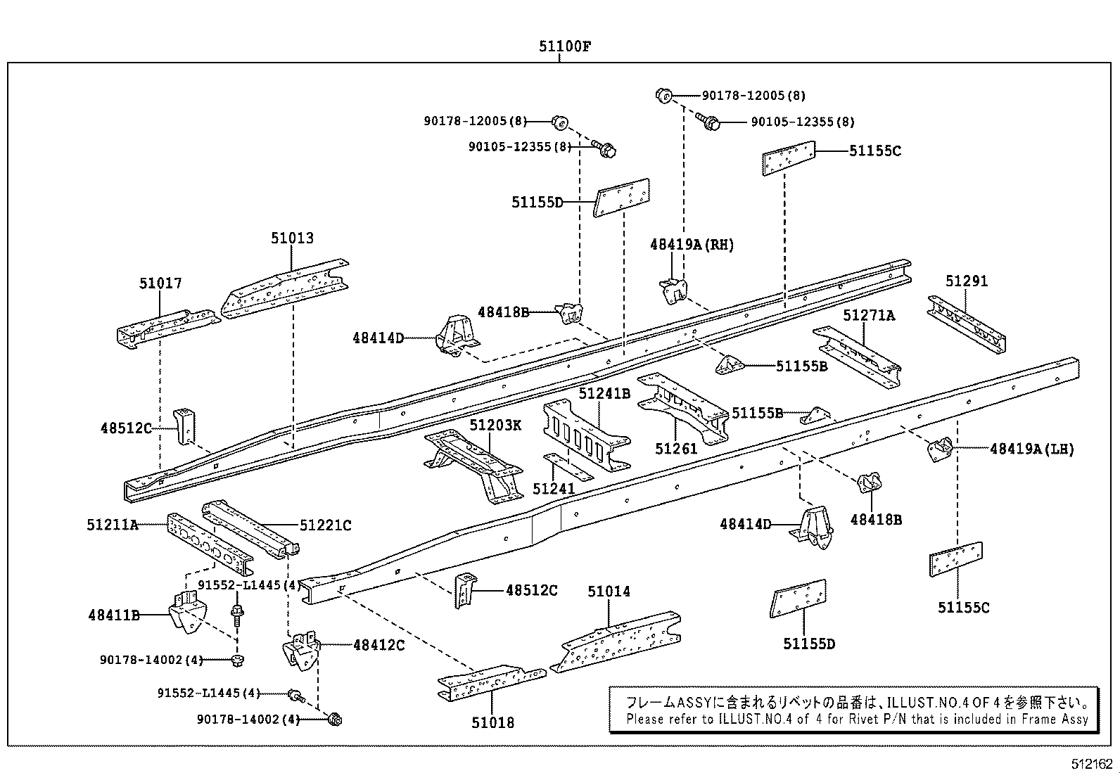 51002-37A10 FRAME SUB-ASSY product image