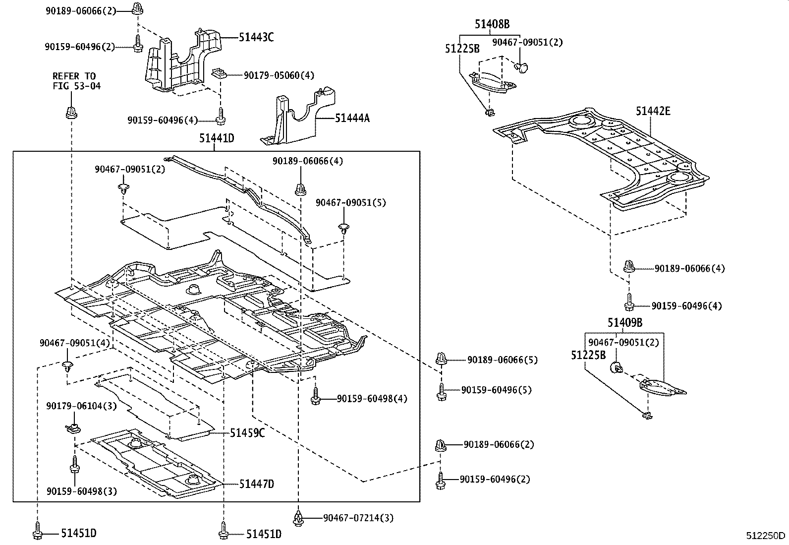 51442-30171 COVER, ENGINE UNDER, NO.2 product image