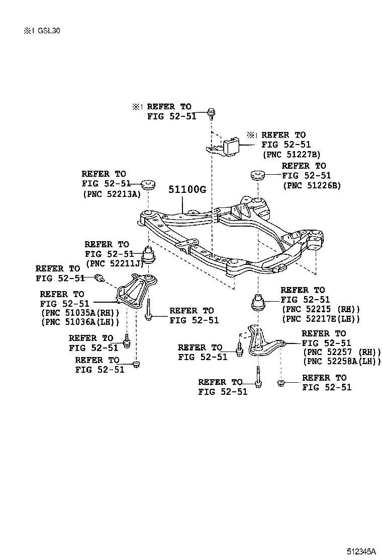 51100-08040 FRAME ASSY, FRONT product image