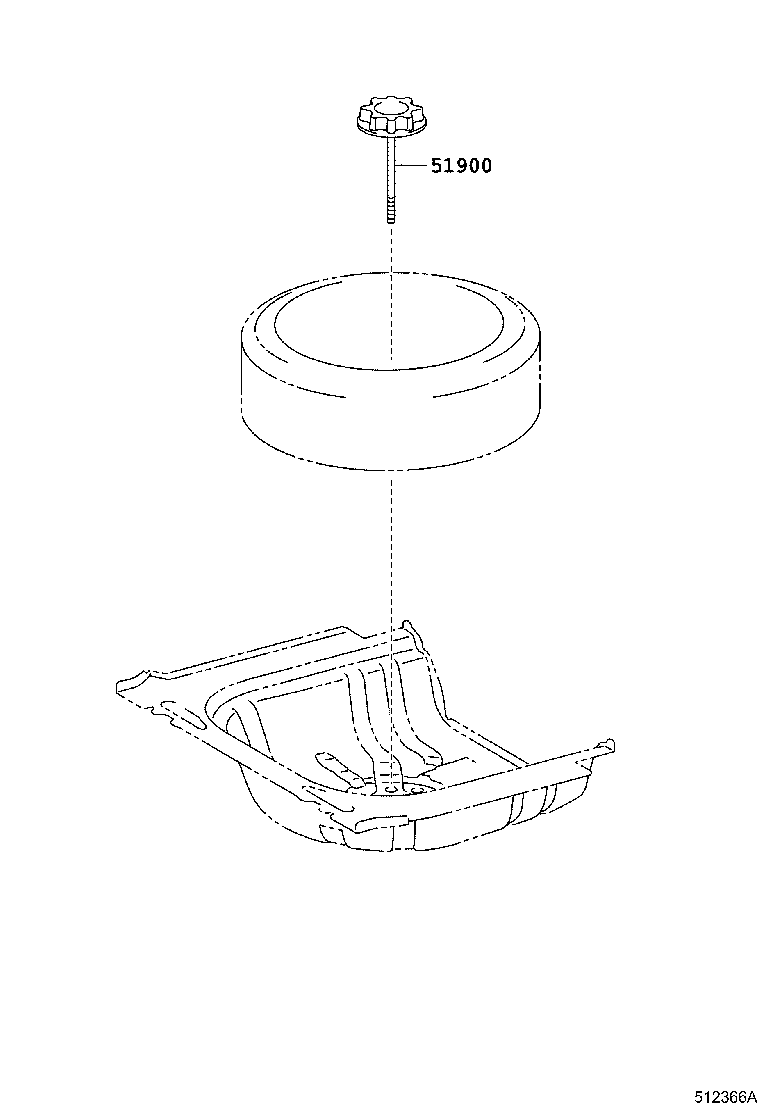 51931-06341 CARRIER ASSY, SPARE WHEEL product image