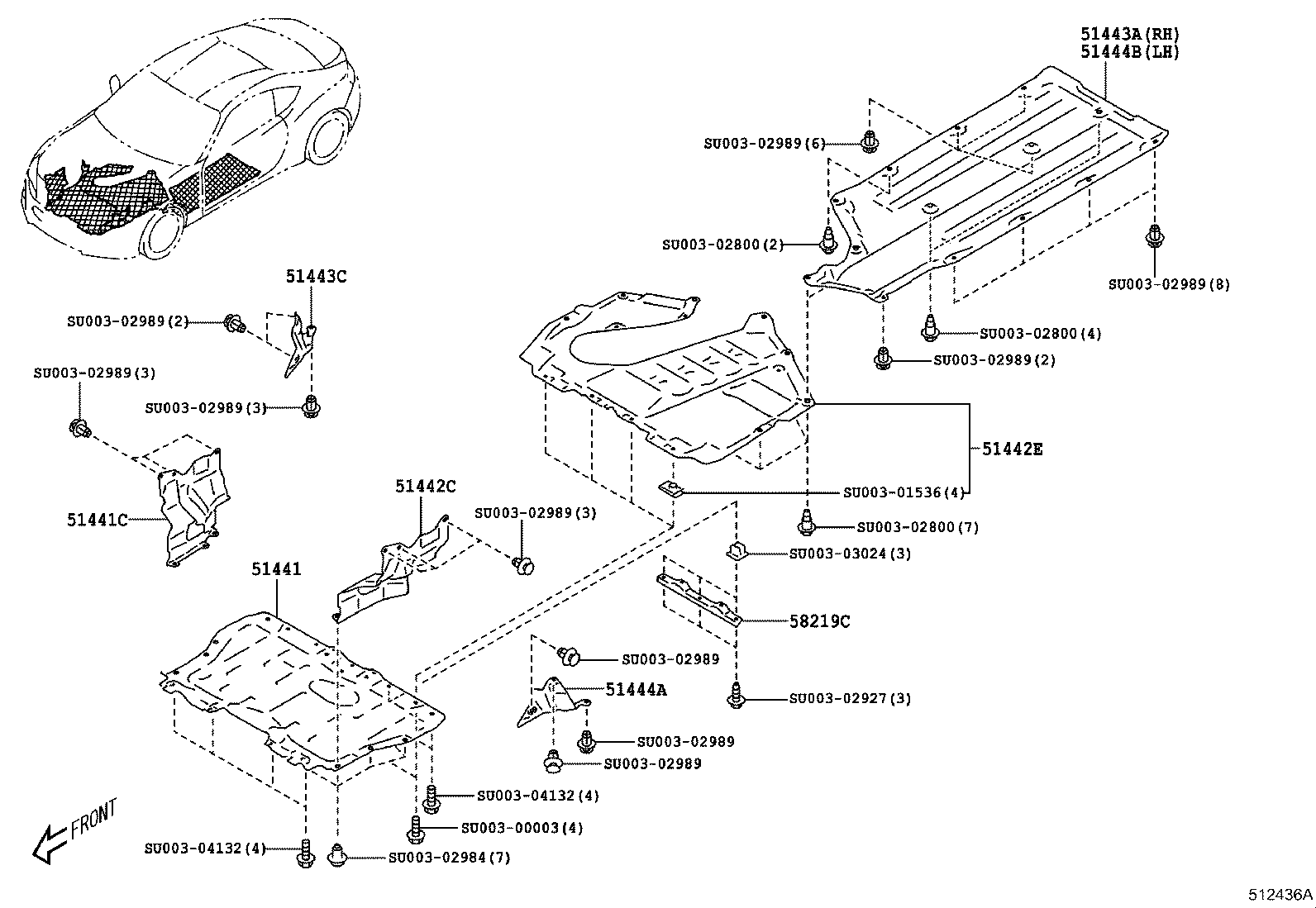 SU003-00349 MEMBER SUB-ASSY, REAR SUSPENSION product image