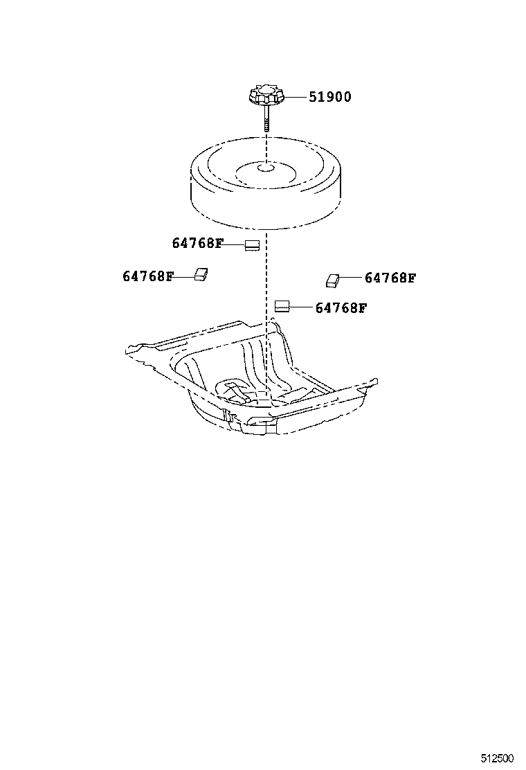 64768-33010 STOPPER, JACK COVER product image