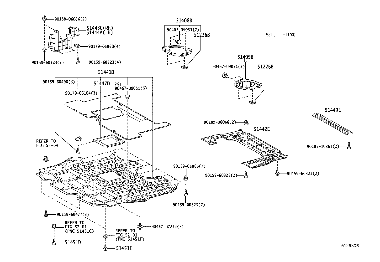 51968-30070 HOOK, TRANSPORT, REAR LH product image