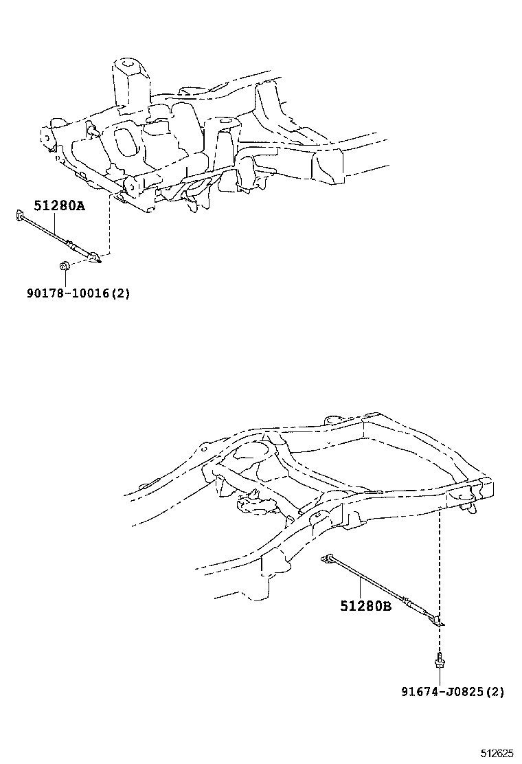 51401-35440 BRACKET SUB-ASSY, ENGINE FRONT MOUNTING, RH product image