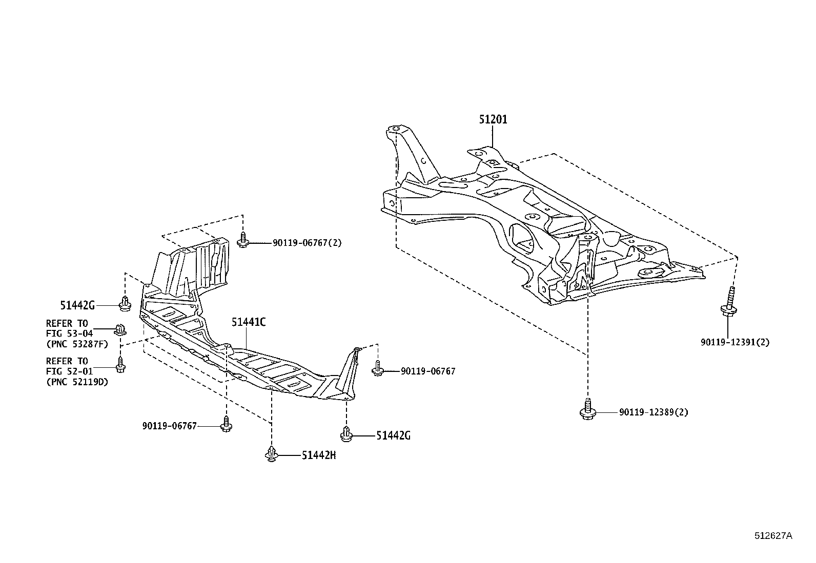 51441-0D400 COVER, ENGINE UNDER, RH product image