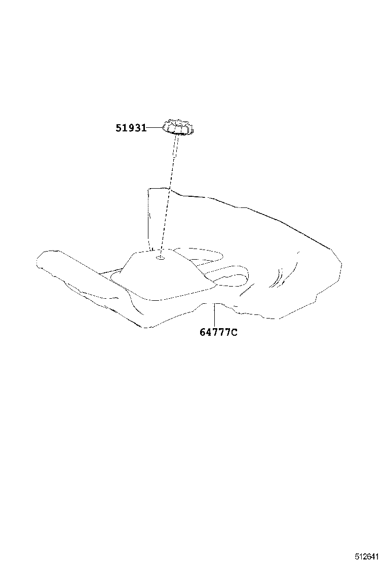 64777-0R050 CUSHION, SPARE WHEEL product image