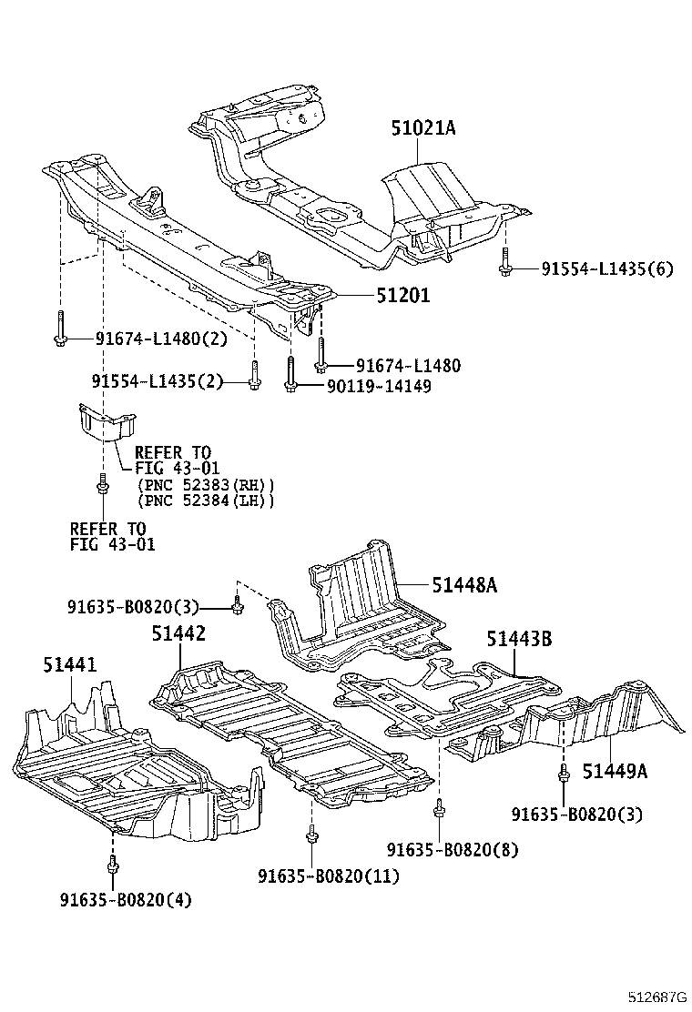 51406-V3010 COVER, ENGINE UNDER, NO.2 product image