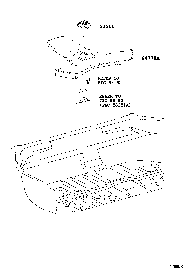 51900-28320 CARRIER ASSY, SPARE WHEEL product image