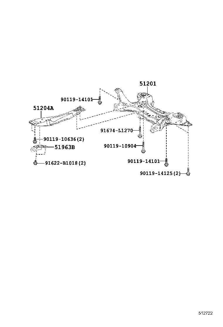 51441-02460 COVER, ENGINE UNDER, RH product image