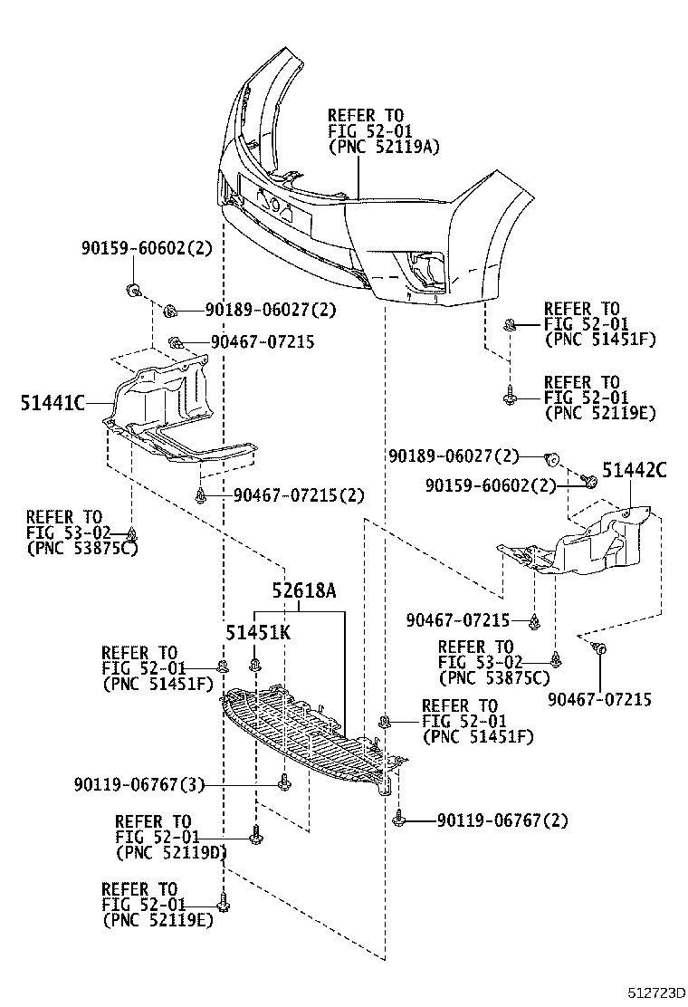 51441-02460 COVER, ENGINE UNDER, RH product image