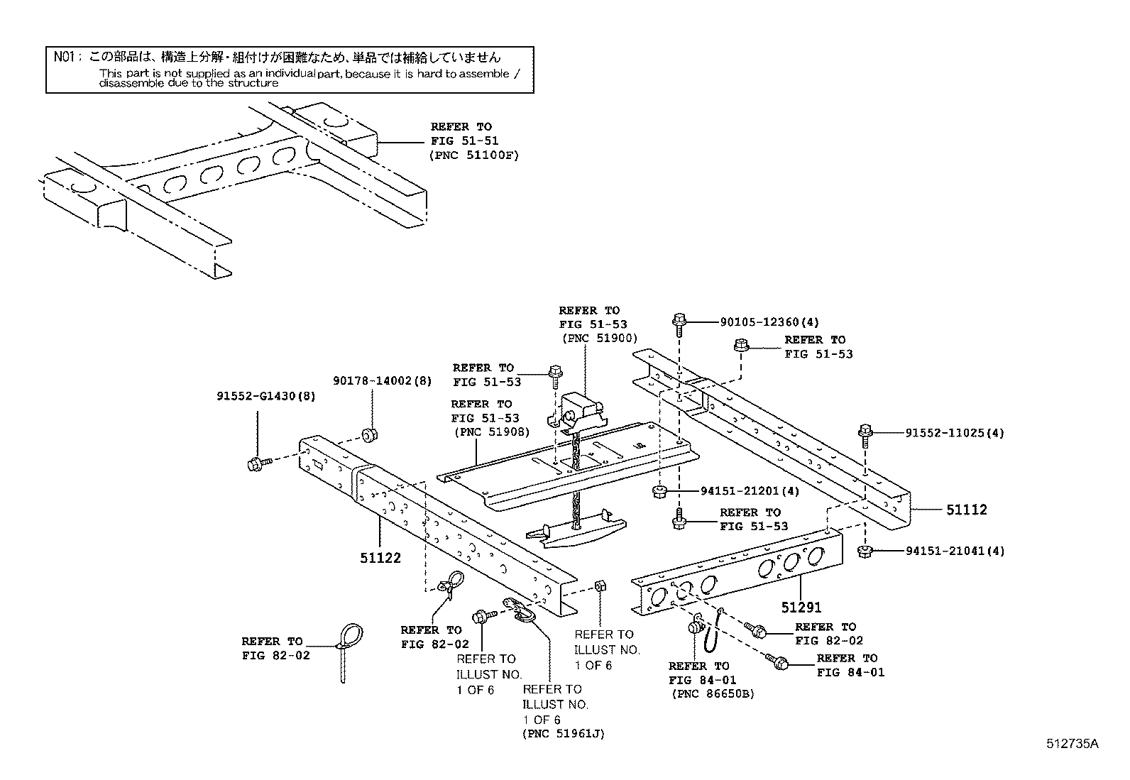 51002-37A10 FRAME SUB-ASSY product image